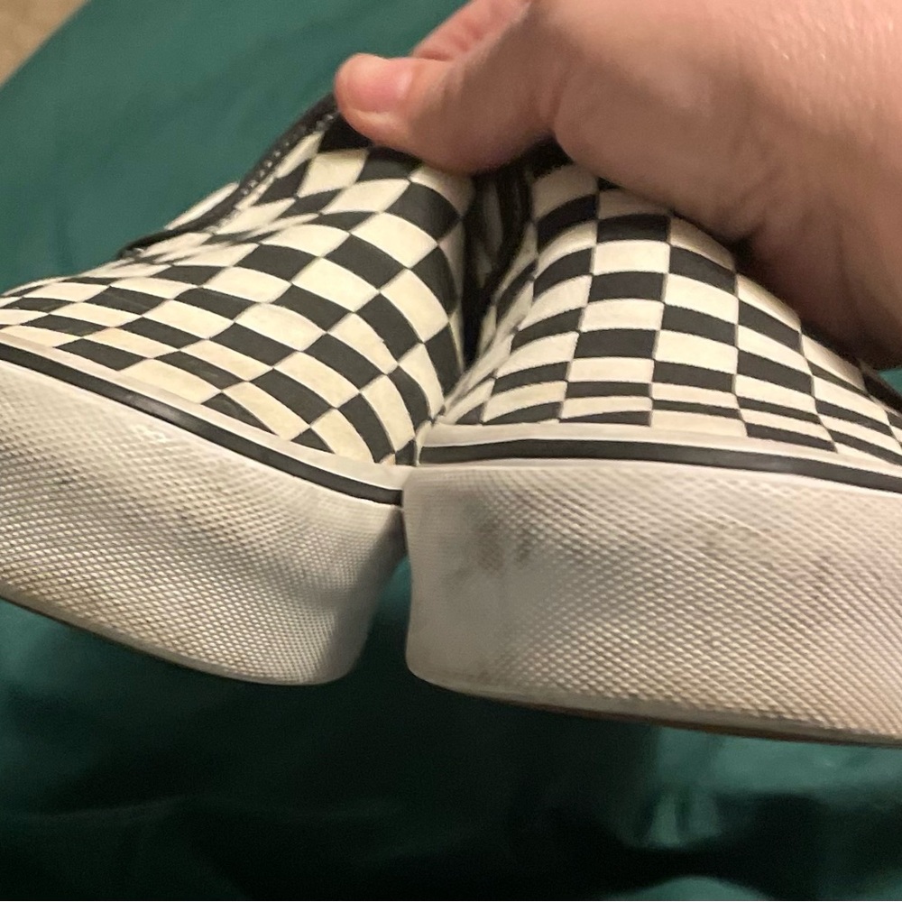 Vans Slip-On Checkerboard Sneakers - Black & White - Picture 3 of 8